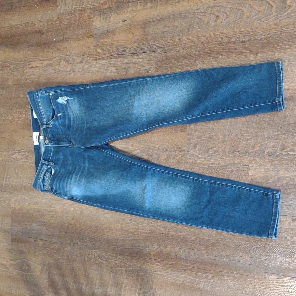Frame Women's 28 ‎ Le Garcon Boyfriend Denim Azure Jeans
